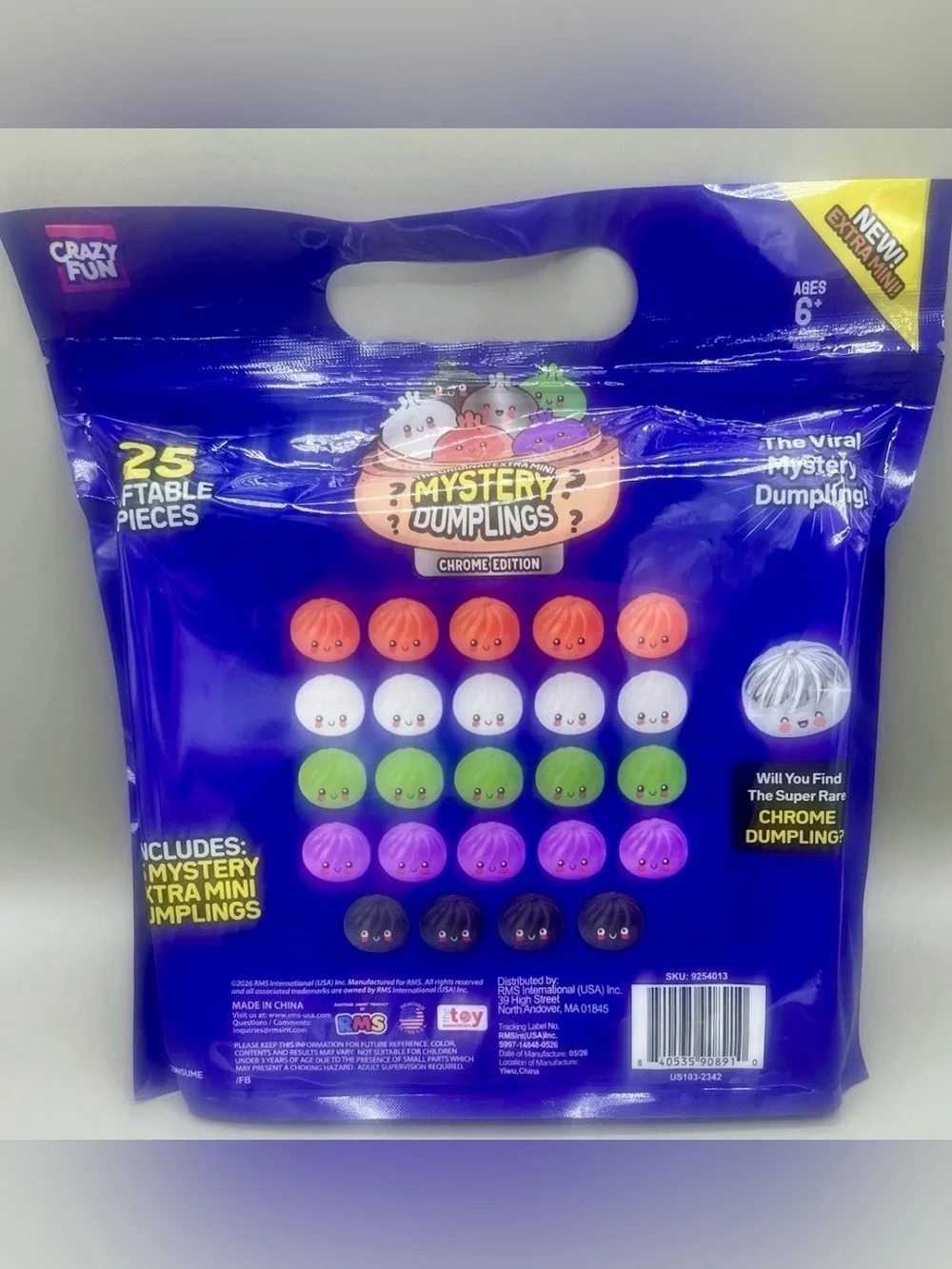 RMS Crazy Fun Extra Mini Chrome Edition  Halloween Mystery Dumplings  25 PACK🎃👻